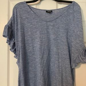 Ruffled shirt.